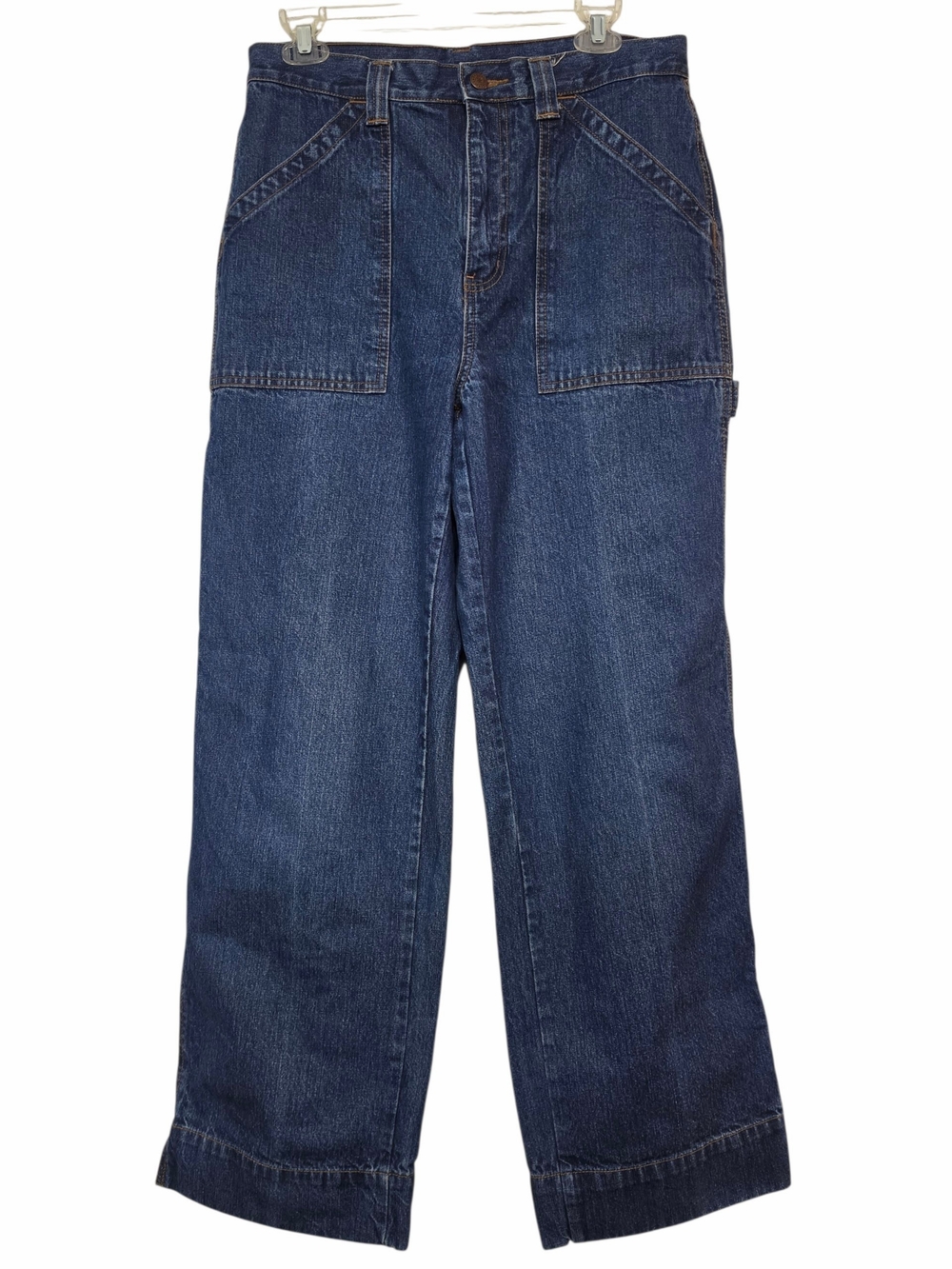 Bill Blass Jeans Women’s 8 Carpenter Wide Leg High Rise Utility Y2K